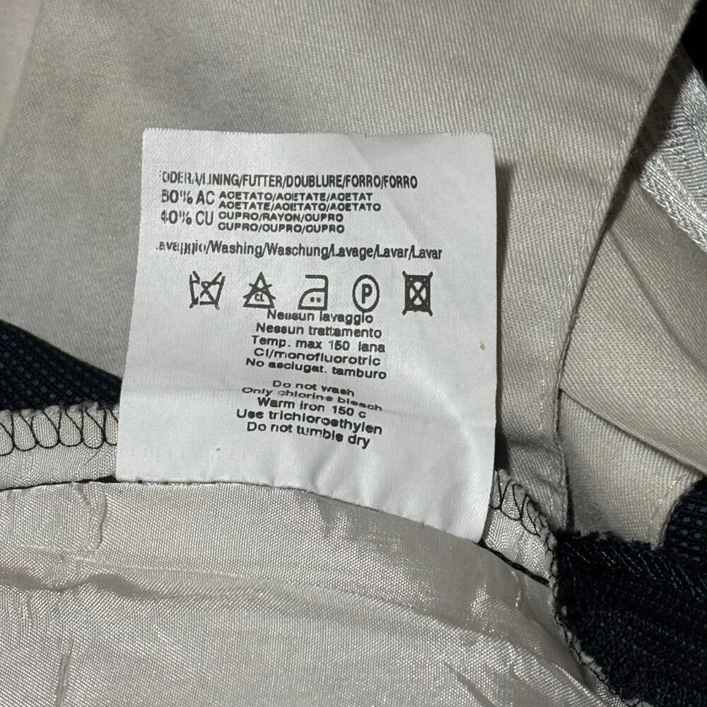 Zanella Robert Men‎ Gray Pure Virgin Wool Dress Pants Made in Italy Slacks 42x31